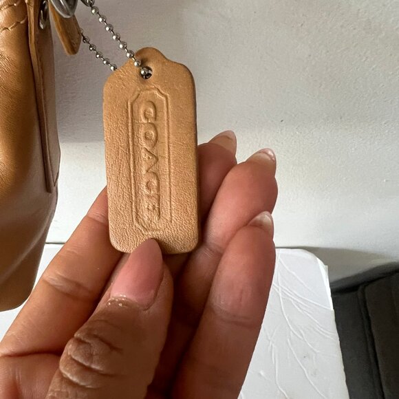 Coach Tan Leather Shoulder Bag - Picture 2 of 6